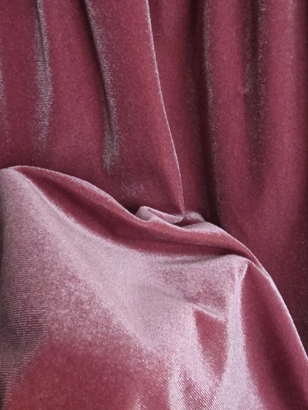 Old Navy Velvet Puff-Sleeve Dress in Dusty Rose